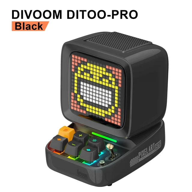 Divoom Ditoo-Pro Retro Pixel Art Bluetooth Speaker & Alarm Clock