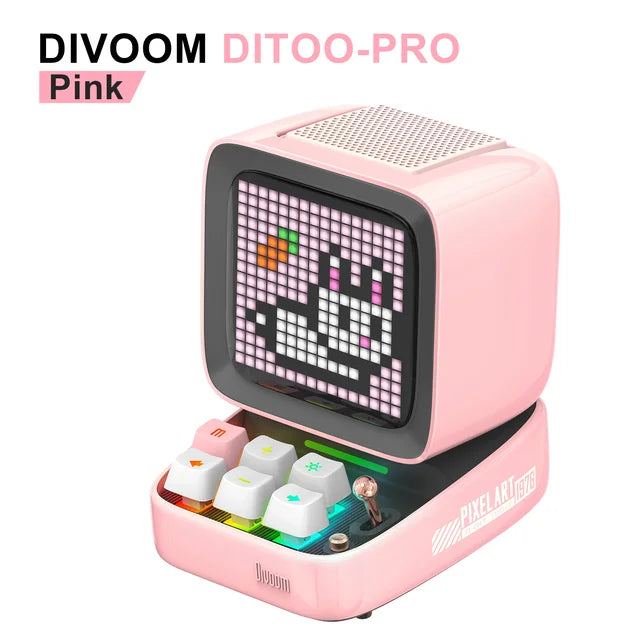 Divoom Ditoo-Pro Retro Pixel Art Bluetooth Speaker & Alarm Clock