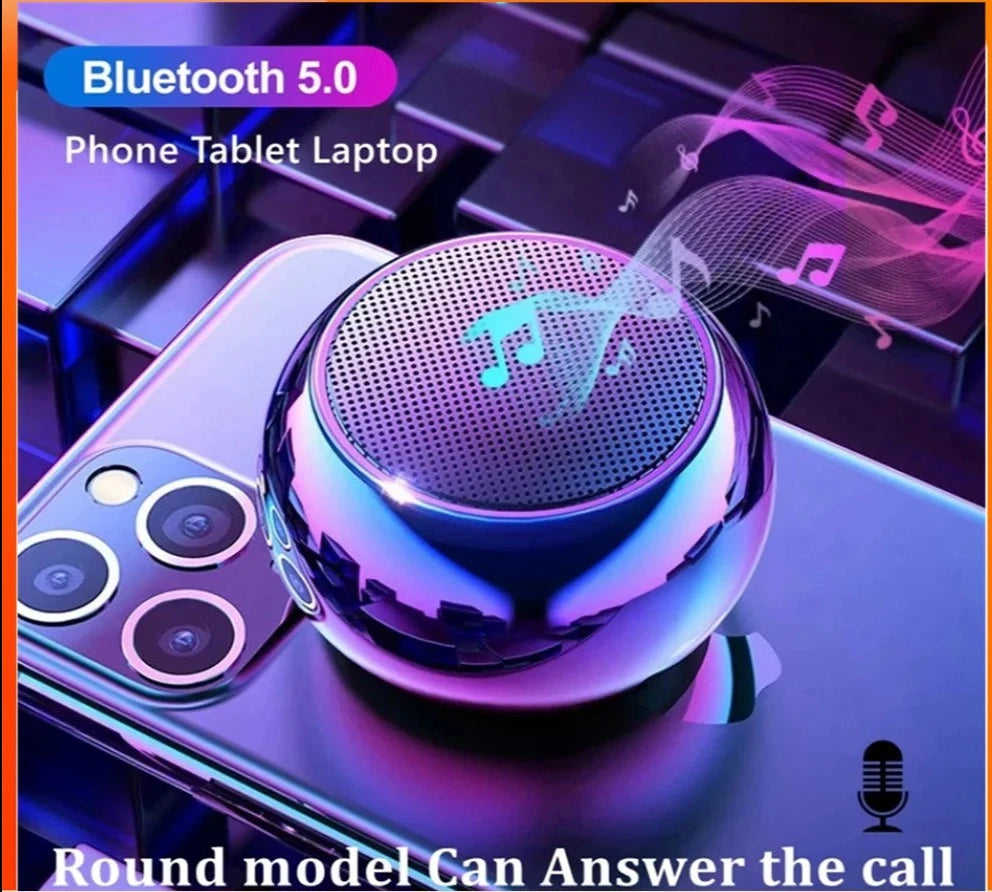 Portable Mini Wireless Bluetooth Speaker | Small Subwoofer | Outdoor Audio for iOS & Android Devices