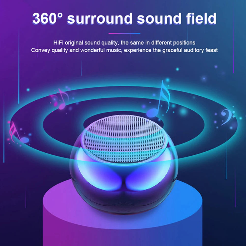 Portable Mini Wireless Bluetooth Speaker | Small Subwoofer | Outdoor Audio for iOS & Android Devices