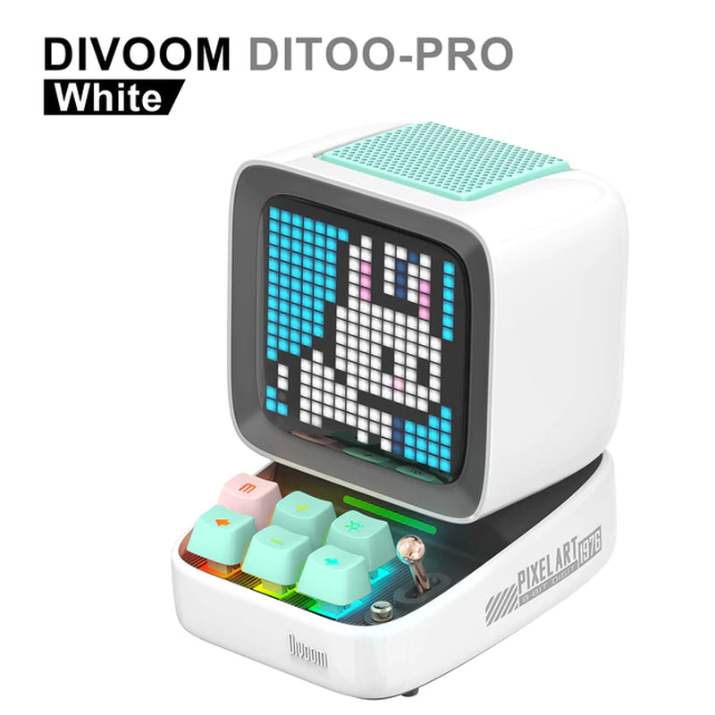 Divoom Ditoo-Pro Retro Pixel Art Bluetooth Speaker & Alarm Clock